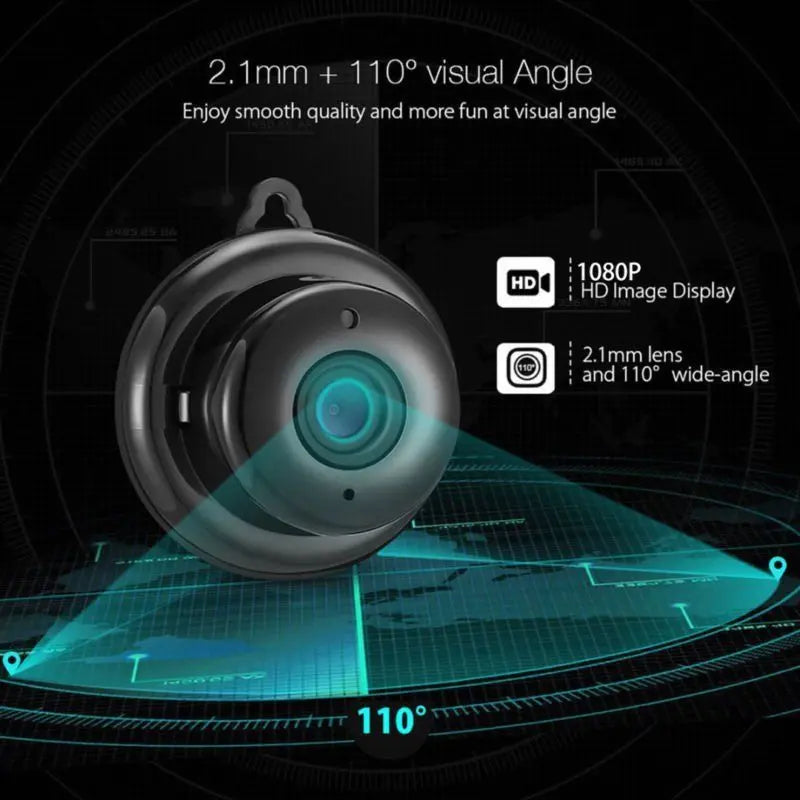 HD 1080P Mini WIFI Hidden Wireless IP Camera - Puck's