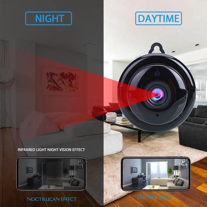 HD 1080P Mini WIFI Hidden Wireless IP Camera - Puck's