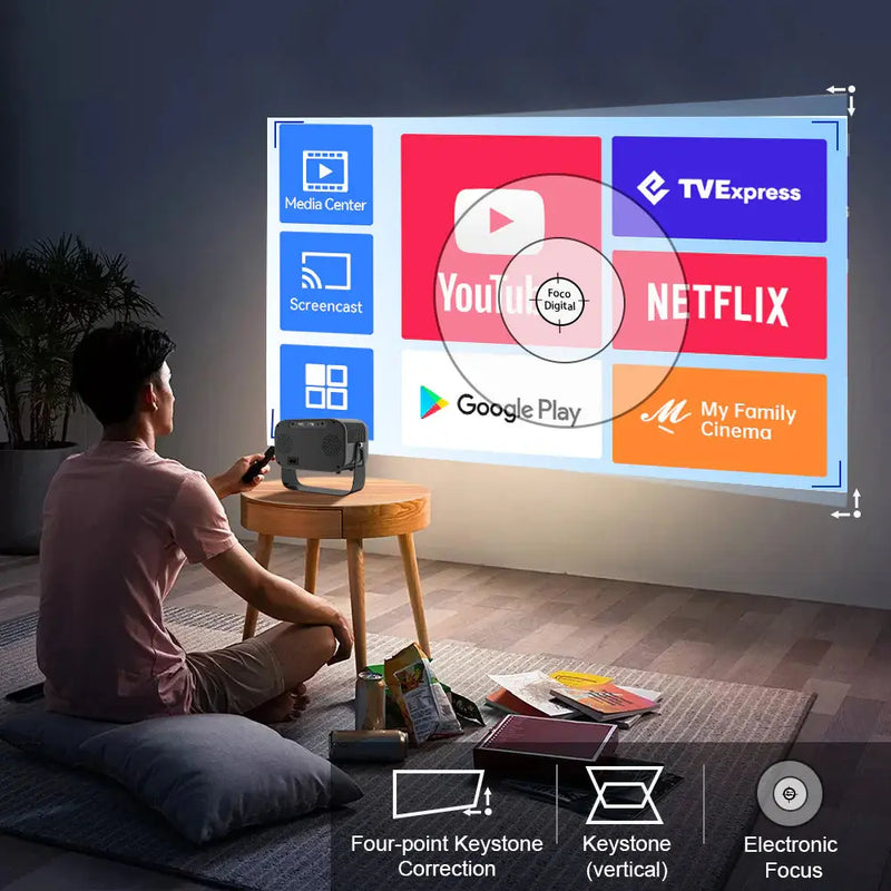 HD Smart Portable Projector - Puck's