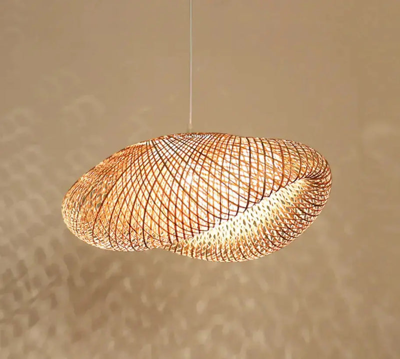 Handmade Bamboo Pendant Lights - Puck's