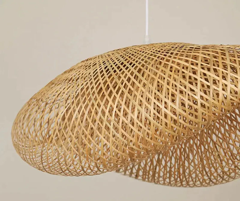 Handmade Bamboo Pendant Lights - Puck's