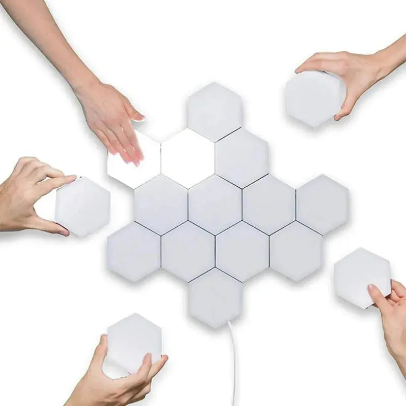 Hexagon Touch Sensor LED Night Lights - Puck's