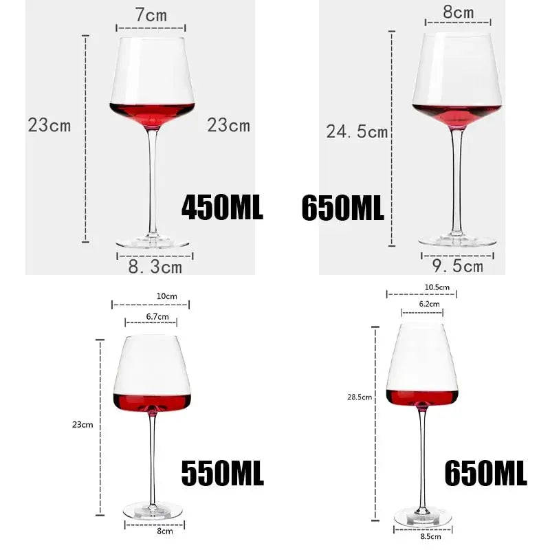 High-End Goblet Red Wine Glasses - Puck's