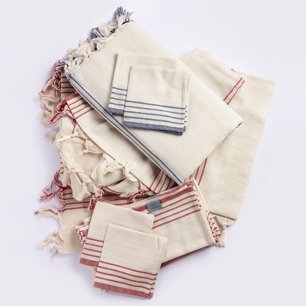 Sustainable Kayseri Tablecloth Set - Blue - Puck's
