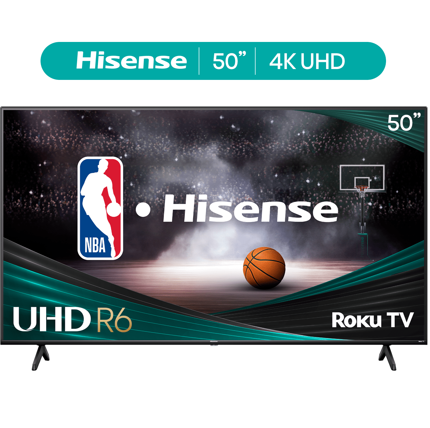 50" Class 4K UHD LED LCD Roku Smart TV HDR R6 Series 50R6E3 - Puck's