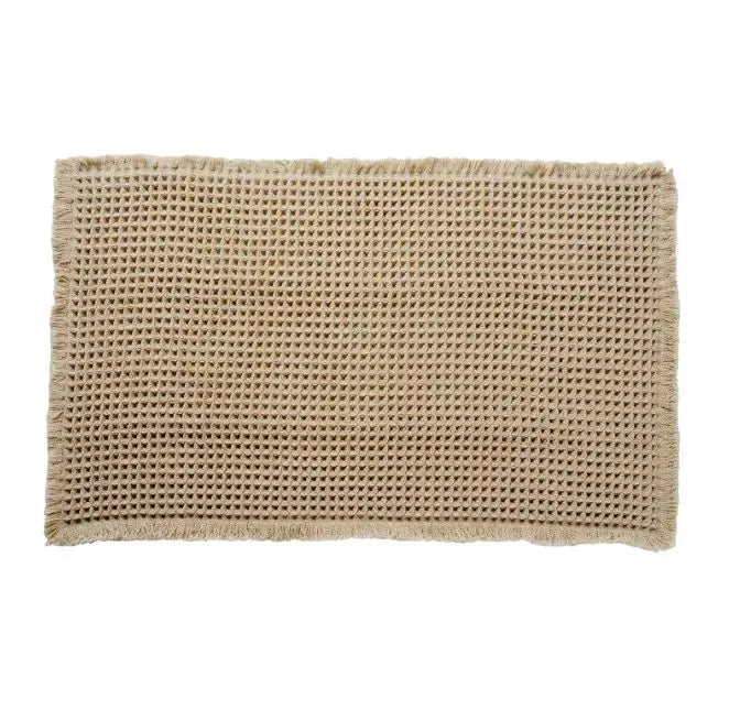 Home Fashion Waffle Bathroom Door Absorbent Carpet - Puck's