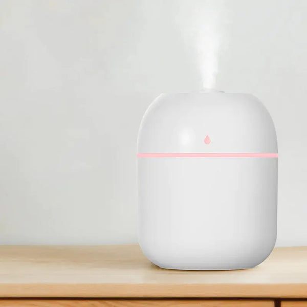 Household Silent Large Spray Colorful Water Drop Humidifier - Puck's