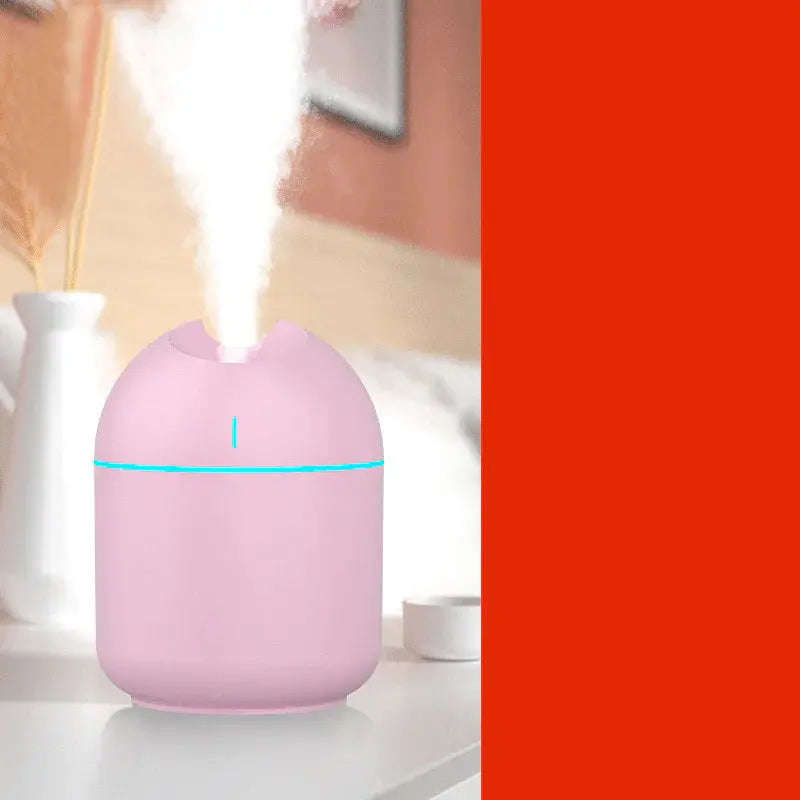 Household Silent Large Spray Colorful Water Drop Humidifier - Puck's