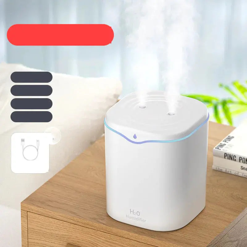 Household Silent Large Spray Colorful Water Drop Humidifier - Puck's