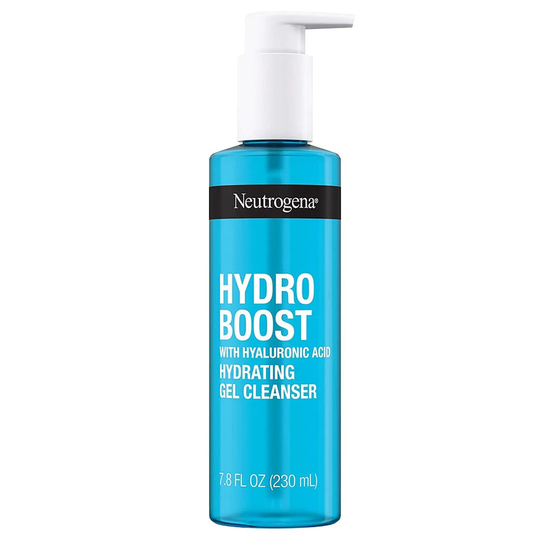 Hydro Boost Facial Cleansing Gel, Hydrating Gentle Face Cleanser and Makeup Remover with Hyaluronic Acid, Hypoallergenic Formula, 7.8 FL OZ - Puck's