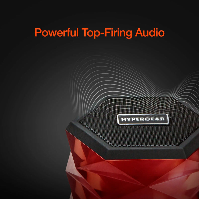 HyperGear LYTE Mini Wireless LED Speaker - Black (15104-HYP) - Puck's