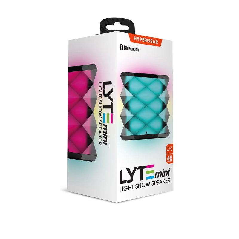 HyperGear LYTE Mini Wireless LED Speaker - Black (15104-HYP) - Puck's