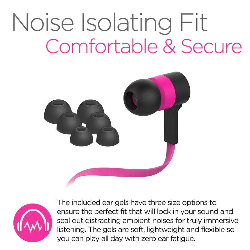 HyperGear Low Ryder Earphones w Mic 3.5mm - Puck's