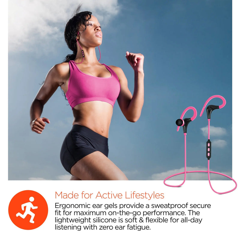 HyperGear Marathon Wireless Sports Earphones Active - Puck's