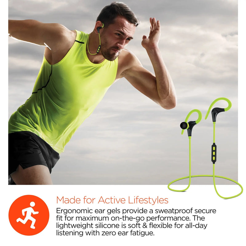 HyperGear Marathon Wireless Sports Earphones Active - Puck's