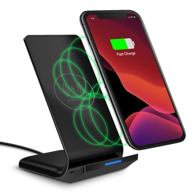 HyperGear Wireless Fast Charging Stand Black (14519-HYP) - Puck's