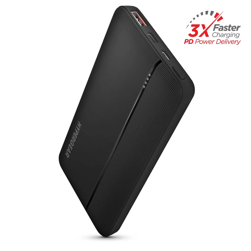 Hypergear 10000mAh 20W PD + USB Power Bank Black (15457-HYP) - Puck's