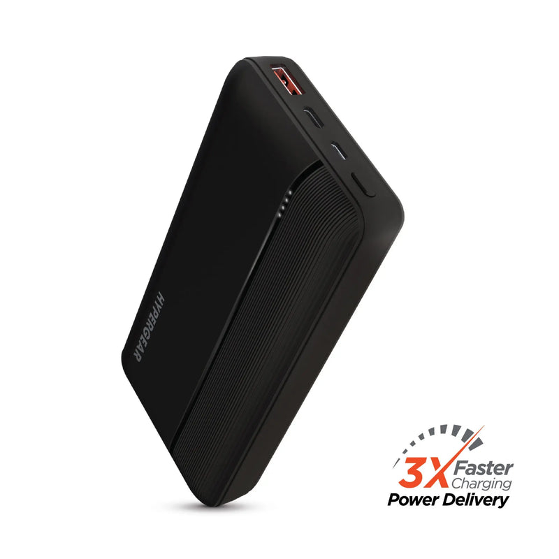 Hypergear 20000mAh 20W PD + USB Power Bank Black (15458-HYP) - Puck's