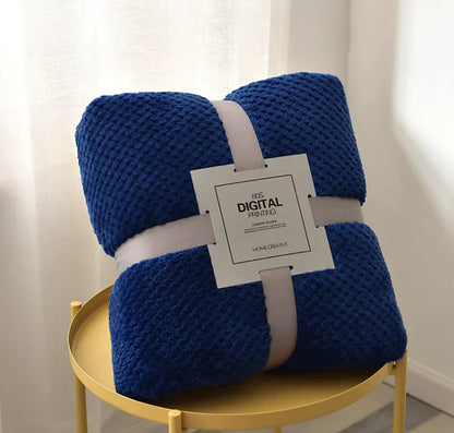 Cozy Coral Fleece Sofa Blanket - Puck's