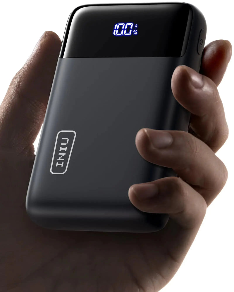 INIU Portable Charger, 22.5W PD3.0 QC4.0 Fast Charging LED Display 20000mAh Power Bank, Tri-Outputs Battery Pack Compatible with iPhone 16 15 14 13 12 Pro Samsung S22 Google iPad Tablet etc - Puck's