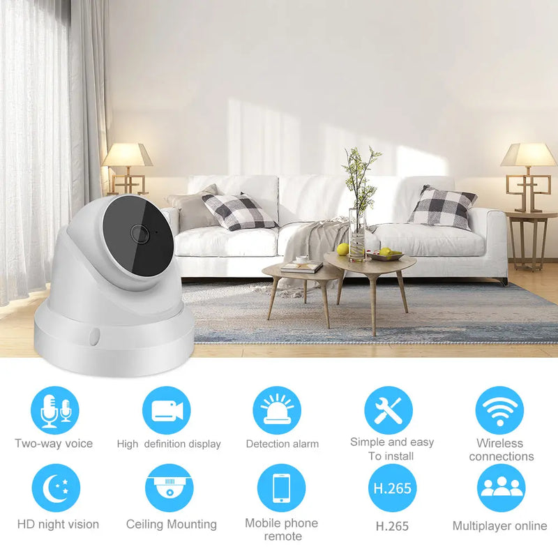 IP WiFi Camera Baby Monitor Home Security Camera - Puck's