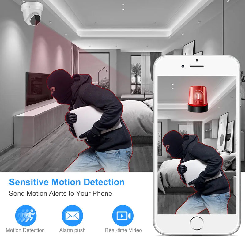 IP WiFi Camera Baby Monitor Home Security Camera - Puck's