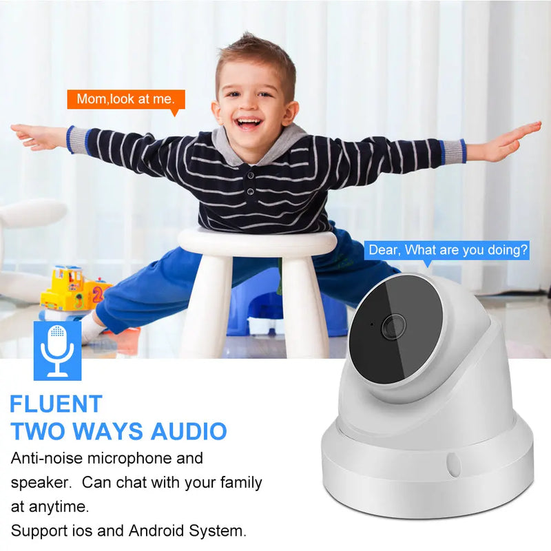 IP WiFi Camera Baby Monitor Home Security Camera - Puck's