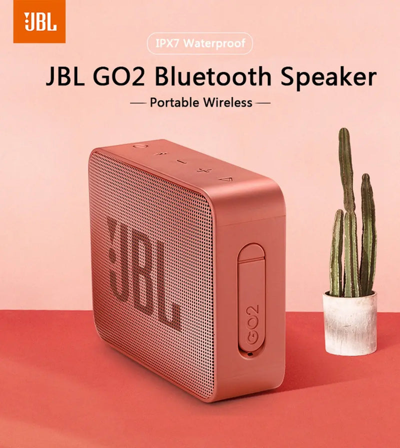 IPX7 Waterproof Wireless Portable JBL GO2 Bluetooth Speaker - Puck's