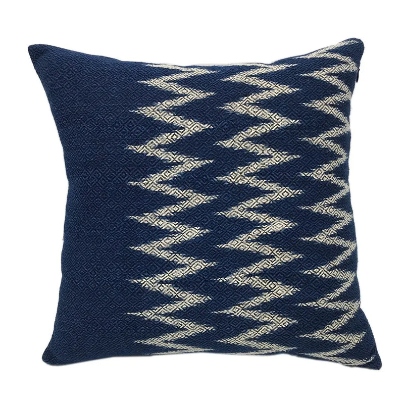 Indigo Chevron Pillow Cover - Puck's