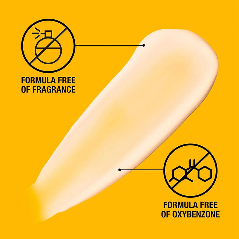 Invisible Daily Defense Face Sunscreen + Hydrating Serum with Broad Spectrum SPF 60 & Antioxidants to Help Skin Glow, Oil-Free, Fragrance Free, 1.7 Fl. Oz - Puck's