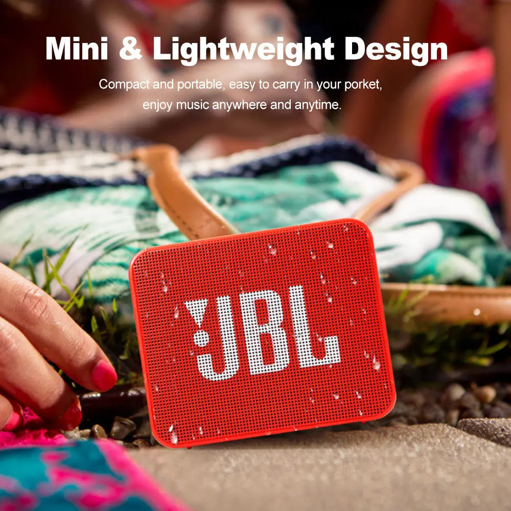 JBL GO 2 Wireless Bluetooth Speaker IPX7 Waterproof With Mic - Puck's