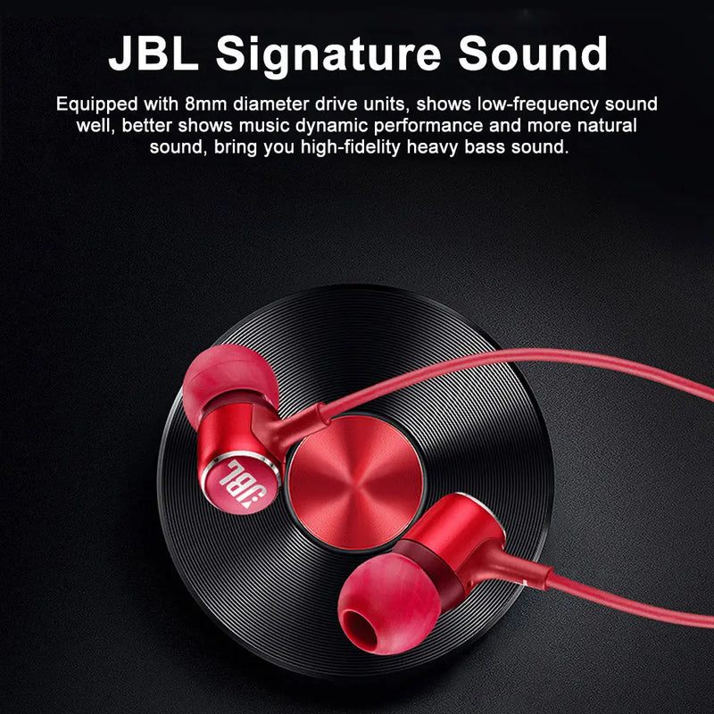 JBL LIVE100 3.5mm Wired Earphones Stereo Sound Line Control - Puck's