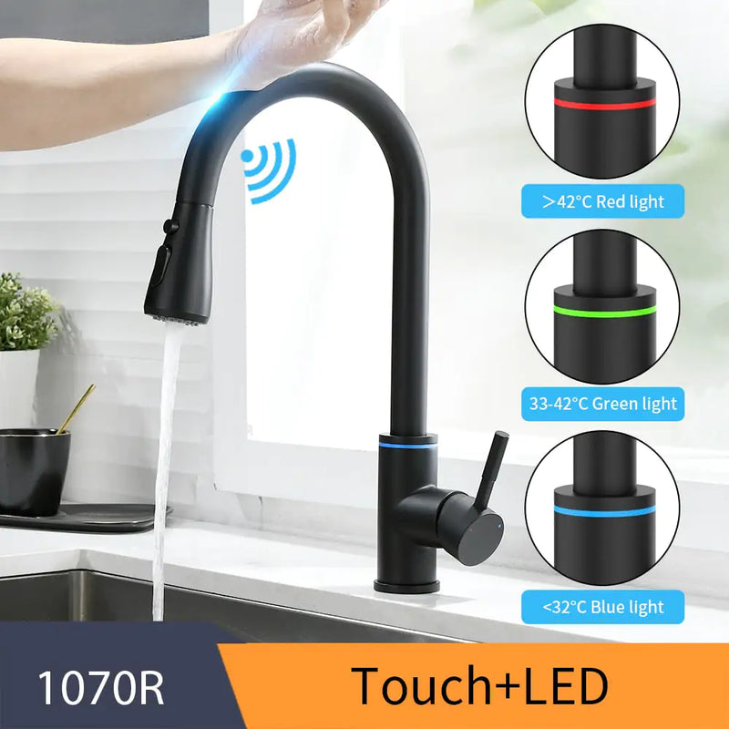 Kitchen Smart Touch Faucets - Puck's