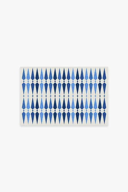 Jonathan Adler Carnaby Mykonos Blue Tufted Rug - Puck's