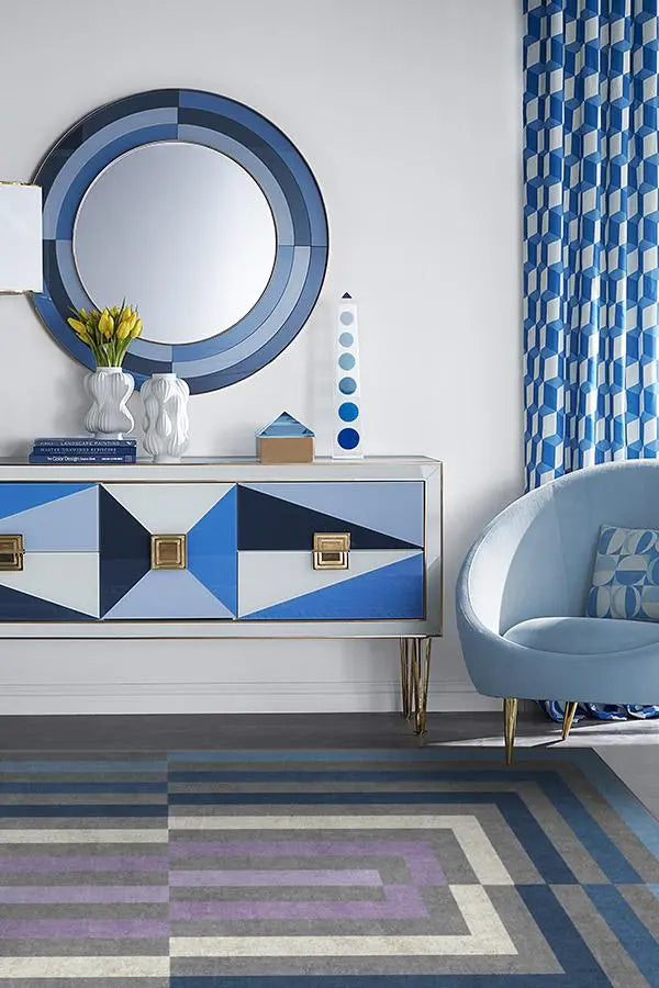 Jonathan Adler Op Art Aquarius Tufted Rug - Puck's