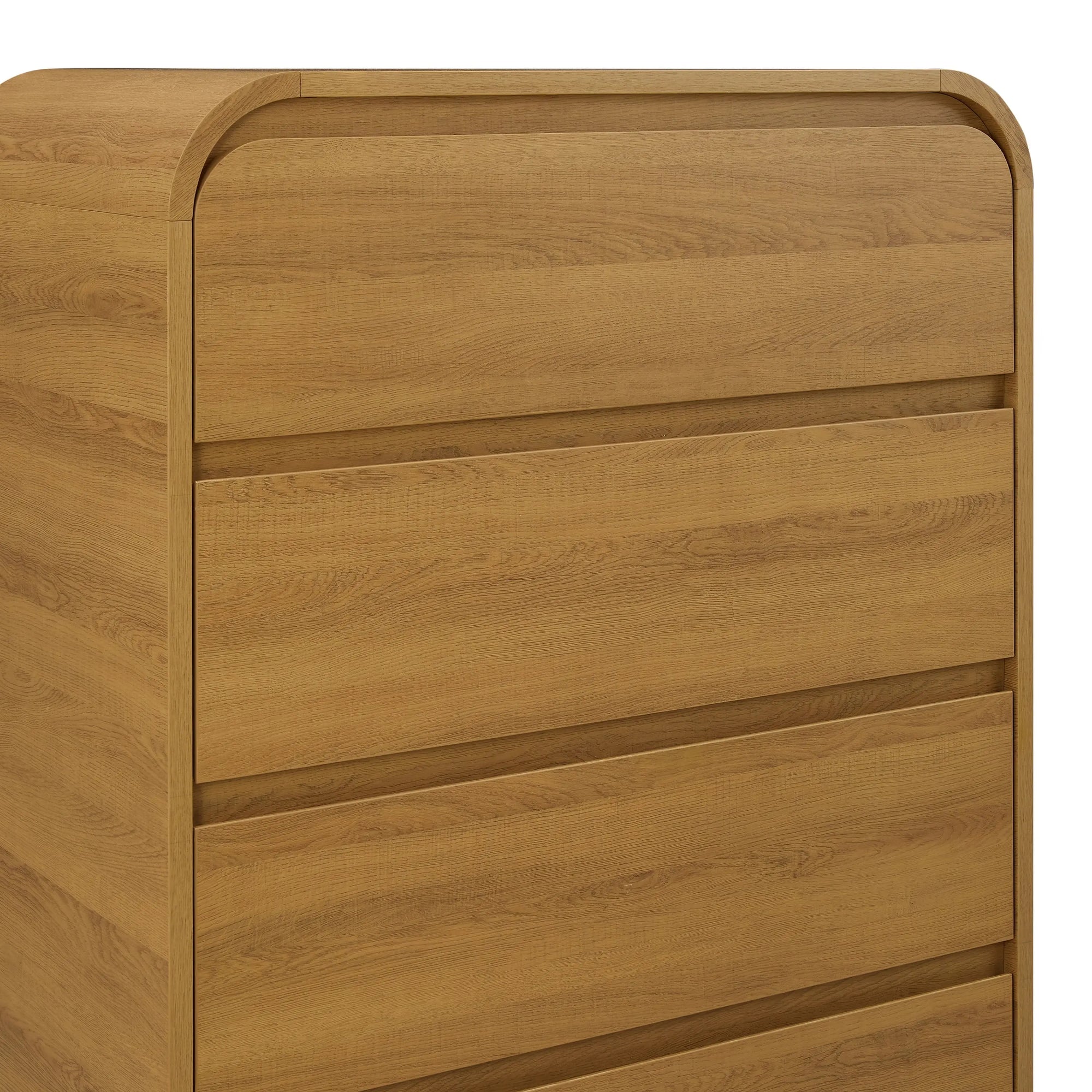 Juliet 4 Drawer Dresser, Light Honey Finish - Puck's