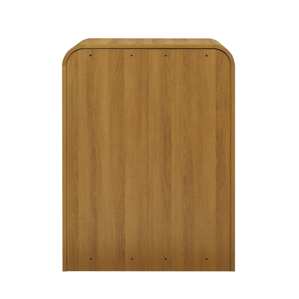 Juliet 4 Drawer Dresser, Light Honey Finish - Puck's