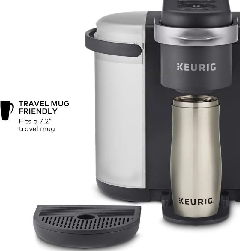 K-Cafe K-Duo Single Serve Coffee, Latte and Cappuccino Maker, Dark Charcoal - Puck's