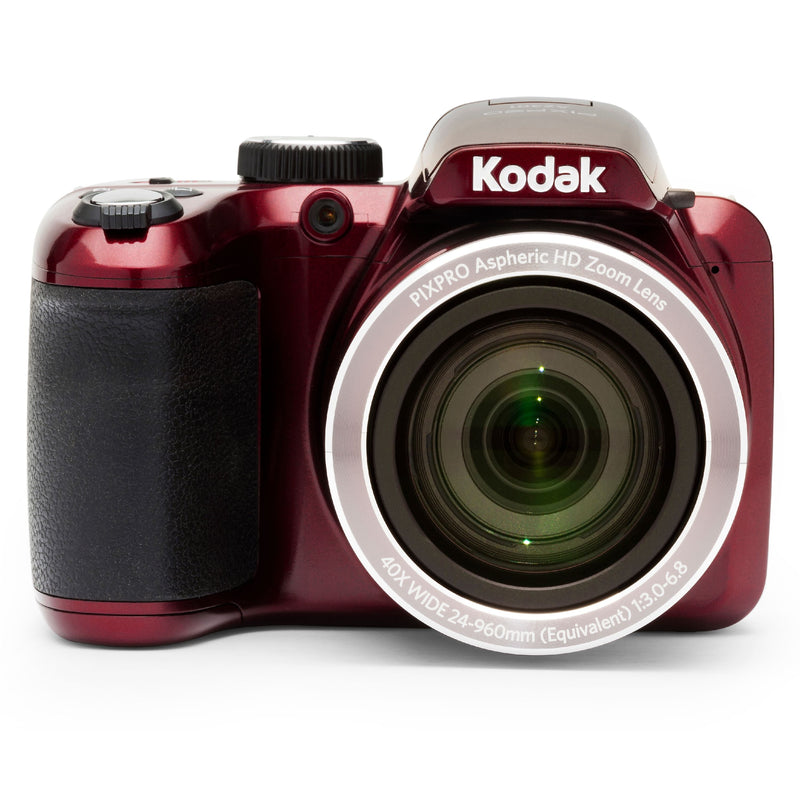 PIXPRO AZ401 Bridge Digital Camera - 16MP 40X Optical Zoom Hd720P Video (Red) - Puck's