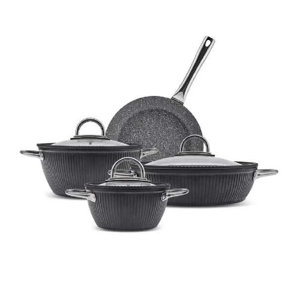 Karaca Biogranit Leona 7 Piece Cookware Set Professional Cookware - Puck's