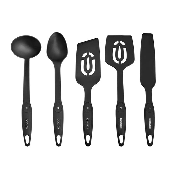 Karaca Biogranit V2 13 Piece Cookware Set Black Gold - Puck's