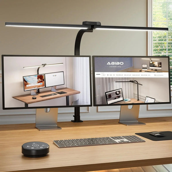 LED Desk Lamp, 24W Bright Architect Desk Lamp for Home Office, Clamp Desk Lig... - Puck's