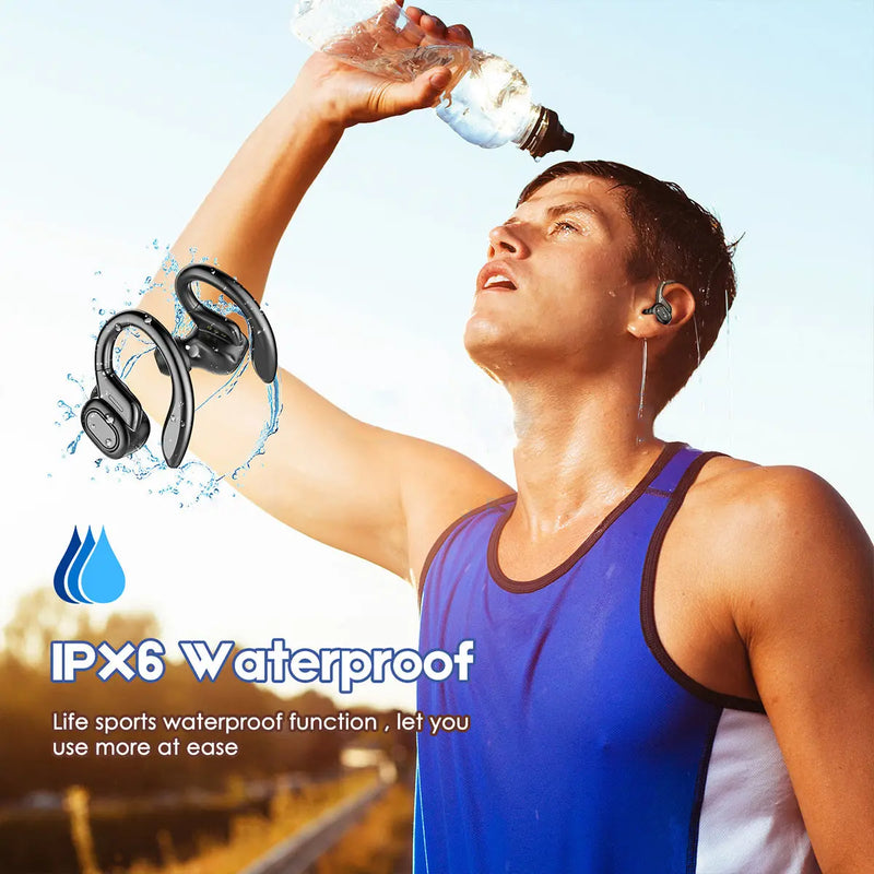 LED Display TWS Sport Bluetooth V5.0 Headset For Iphone Huawei - Puck's
