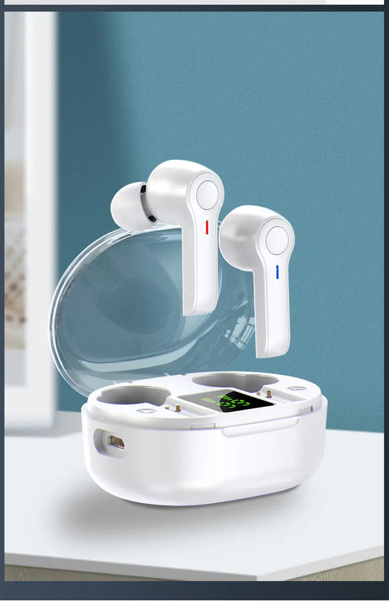 LED Display Wireless Earbuds TWS 5.0 Bluetooth Earphone - Puck's