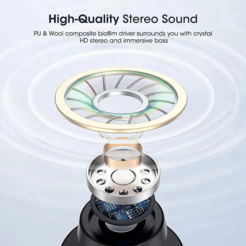 LED Display Wireless Earbuds TWS 5.0 Bluetooth Earphone - Puck's