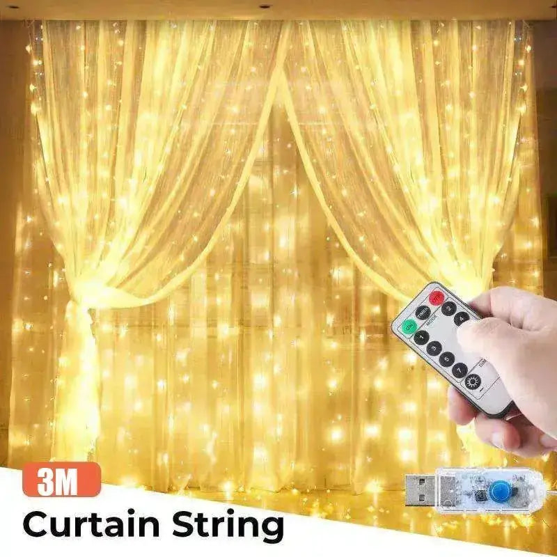 LED Garland Curtain Lights - Puck's