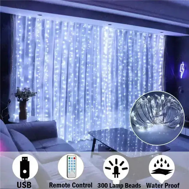LED Garland Curtain Lights - Puck's