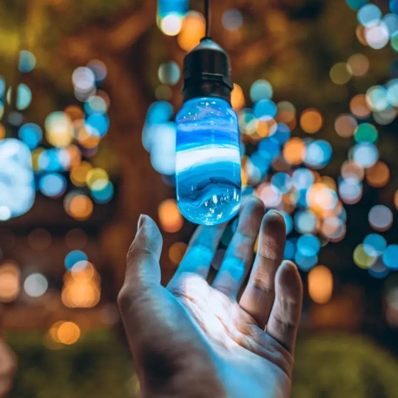 LED Lamp - Blue - Puck's