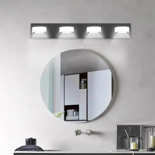 LED Modern Black 4 Light Vanity Light Fixture Mirror Bathroom Wall Light Unavailable Platforms- Temu - Puck's