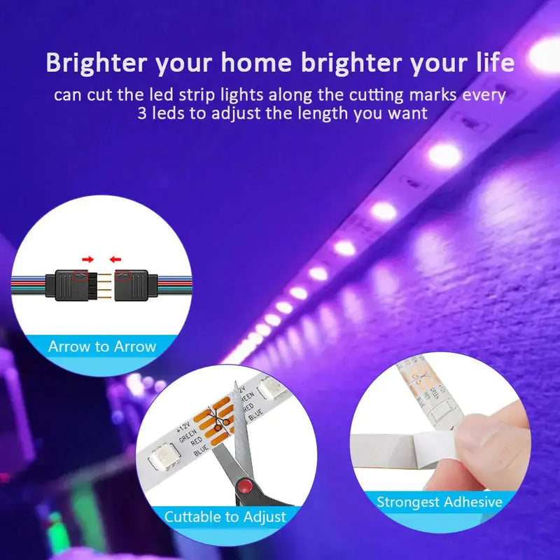LED Strip Lights RGB 5050 Series - Puck's